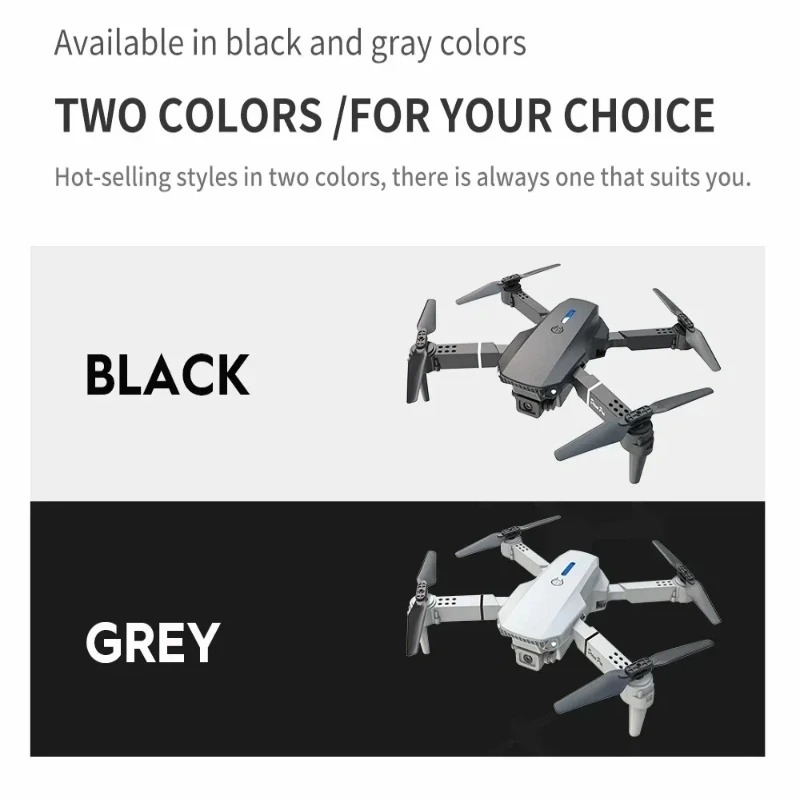 E88 Mini Drone 4K HD Camera Wi - огляд і ціна Drone Kit Tricopter