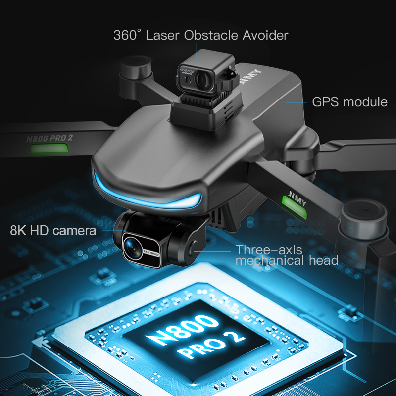 N800 PRO 2 GPS Drone Professio - огляд і ціна Drone Kit Professional