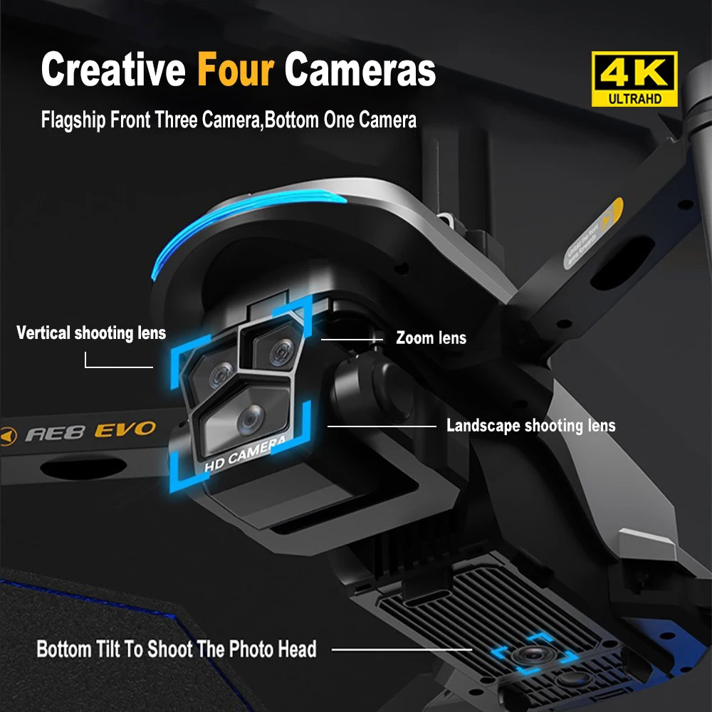 AE8 EVO Drone GPS 8K Professio - огляд і ціна Drone Kit Professional
